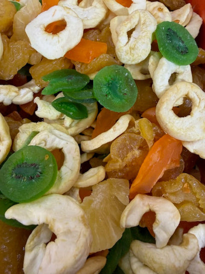 FRUTA DESHIDRATADA MIXTA BLANCA (CAJA 10 KG)