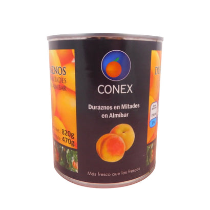 DURAZNO EN ALMIBAR 820 G (CAJA 12 PZAS)