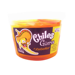 CHILES GUEROS RUIMX 470 G (CAJA 6 PZAS)