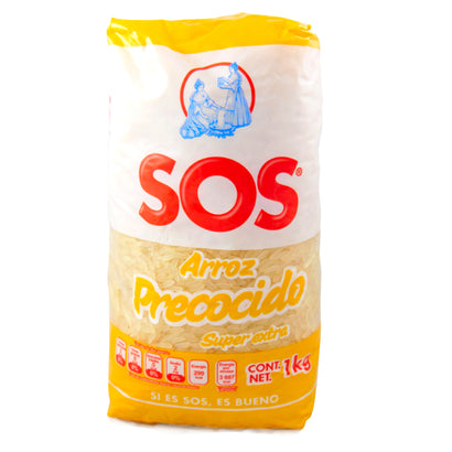 ARROZ SOS PRECOCIDO 1KG (BULTO 12 KG)